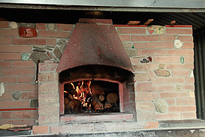 Pizza and bread oven. 