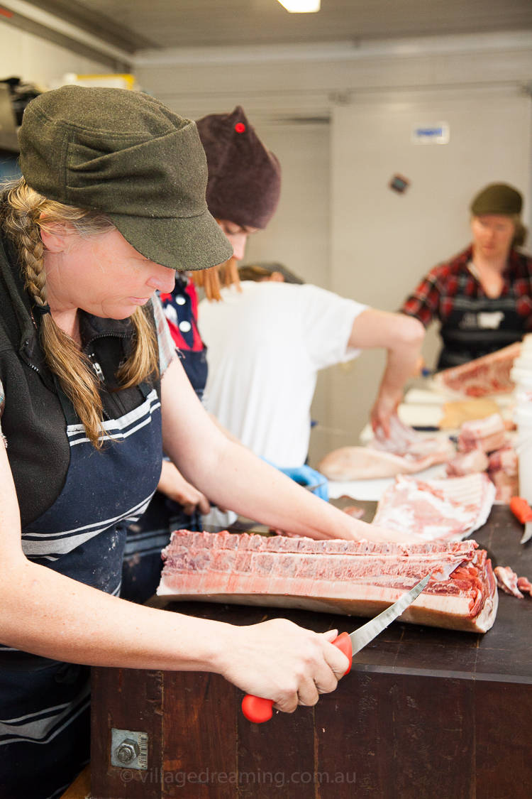 Tammi began teaching herself the craft of butchering years ago by seeking help from mentors, now she shares her knowledge willingly with others. 
